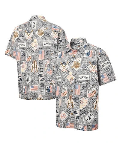 Reyn Spooner Men's Navy New York Yankees Americana Button-Up Shirt