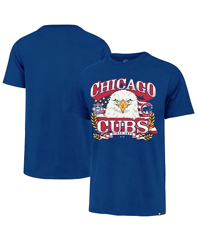 '47 Brand Men's Royal Chicago Cubs Americana Eagle T-Shirt