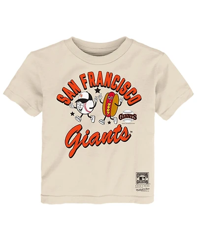 Mitchell & Ness Toddler Natural San Francisco Giants Snack T-Shirt