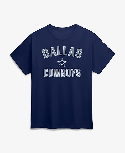 Logo Athletic Men's Navy Dallas Cowboys Cotton Victory Arch T-Shirt