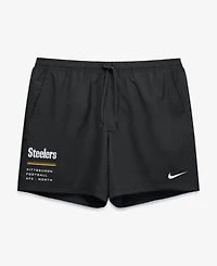 Nike Men's Black Pittsburgh Steelers Form Dri-fit Shorts