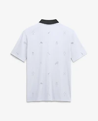 Nike Men's White Iowa Hawkeyes Vapor Pattern Dri-fit Polo Shirt