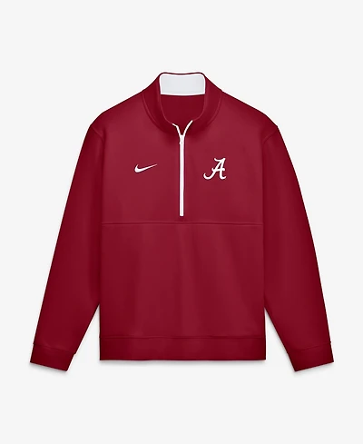 Nike Men's Crimson Alabama Tide Primetime Club Fleece Half-Zip Pullover Sweatshirt