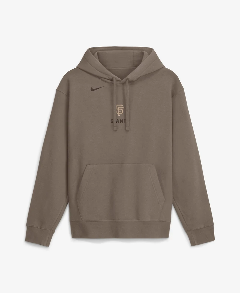 Nike Men's Brown San Francisco Giants Fashion Club Pullover Hoodie