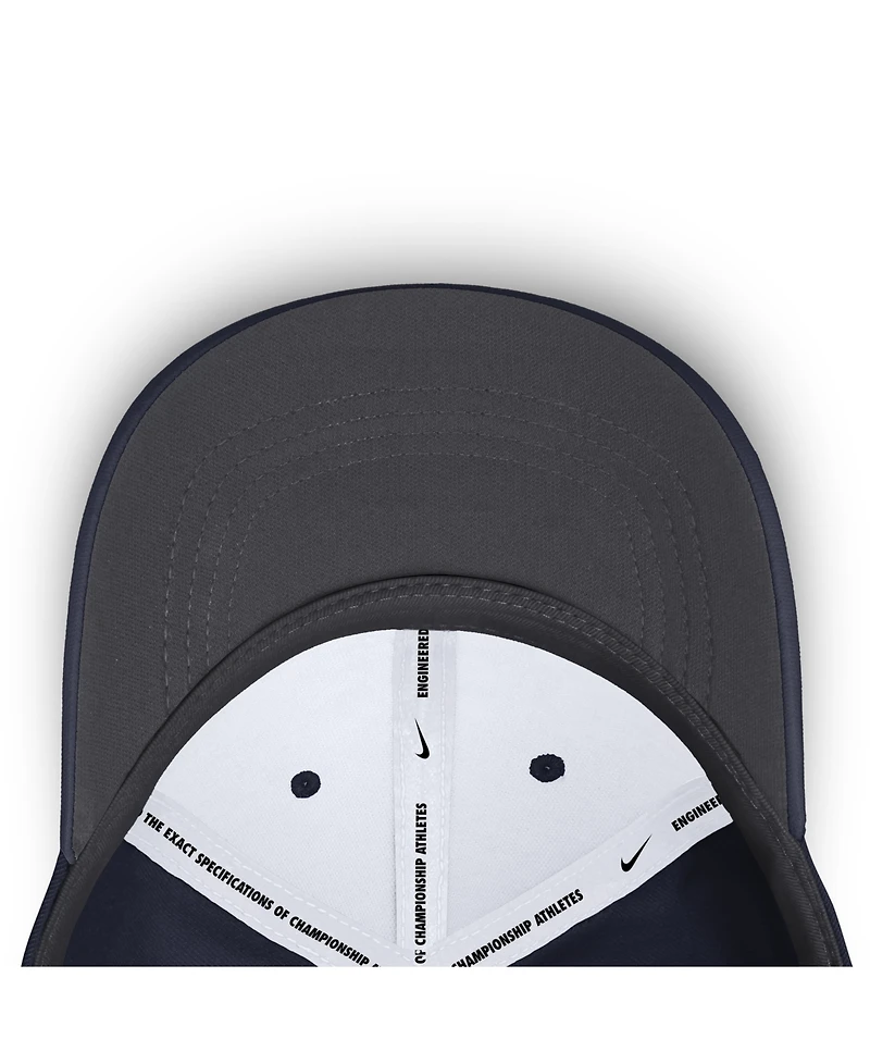 Nike Men's Navy Auburn Tigers 2026 Sideline Practice Aero Bill Swoosh Flex Dri-fit Hat