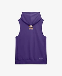 Nike Men's Purple Lsu Tigers 2026 Sideline Sleeveless Dri-fit Hoodie