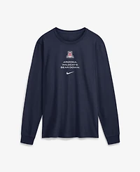 Nike Men's Navy Arizona Wildcats 2026 Sideline Dri-fit Long Sleeve T-Shirt