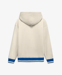 Fanatics Men's Cream New England Patriots Chenille Heavyweight Fleece Hoodie