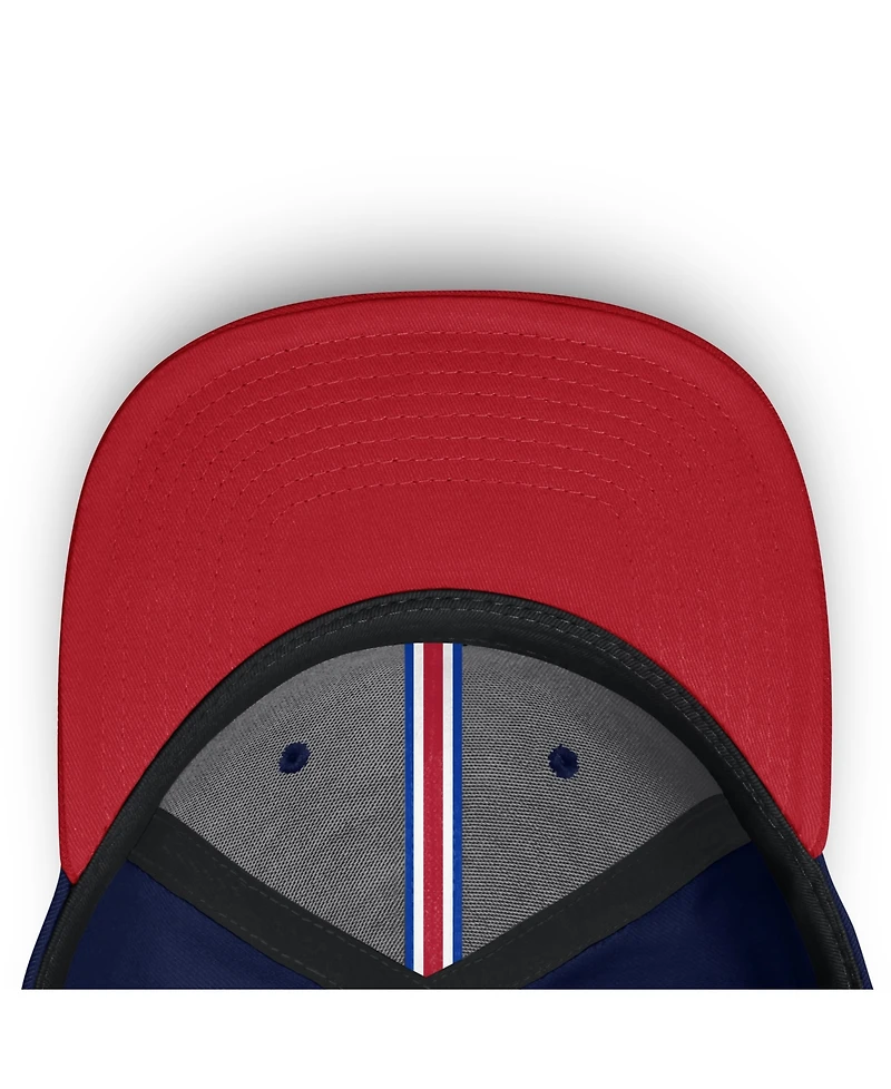 Fanatics Men's Navy/Red New York Rangers Flex Fit Hat