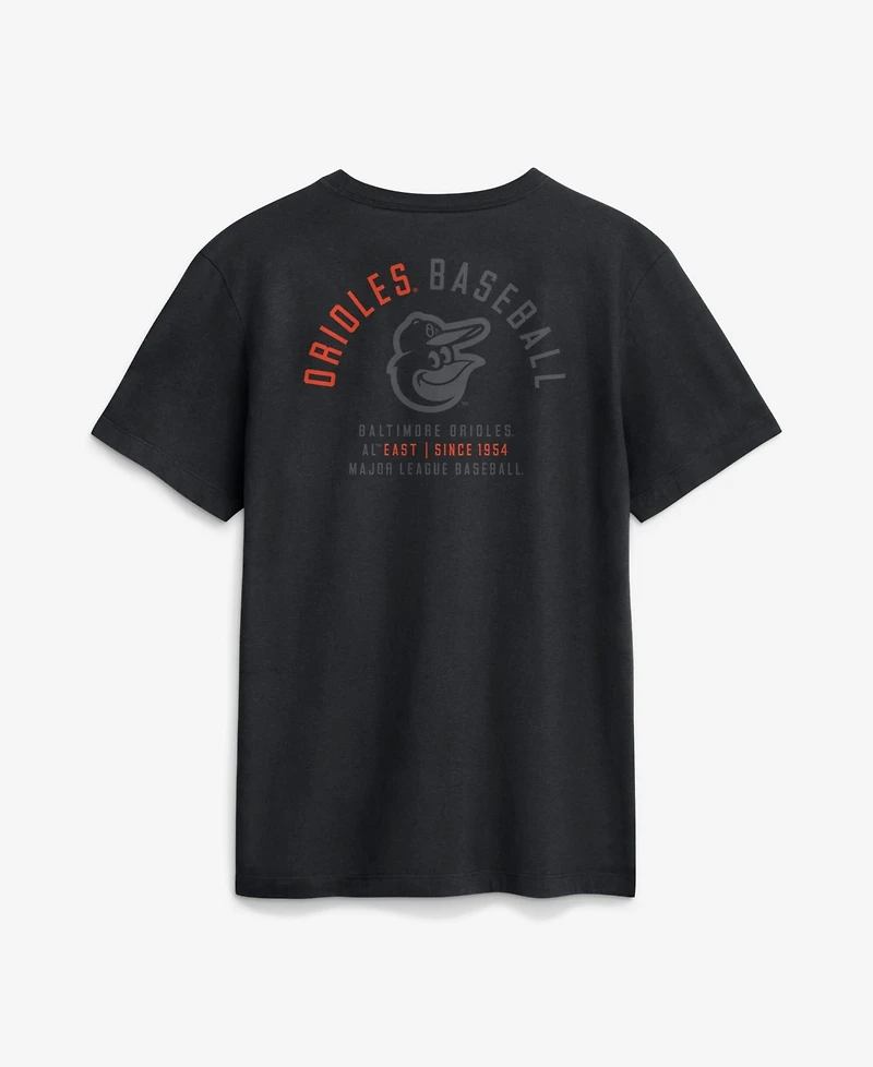 Nike Men's Black Baltimore Orioles Split Logo T-Shirt