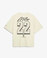 Nike Women's Mason Miller Cream San Diego Padres Premium Essentials Boxy Name & Number T-Shirt