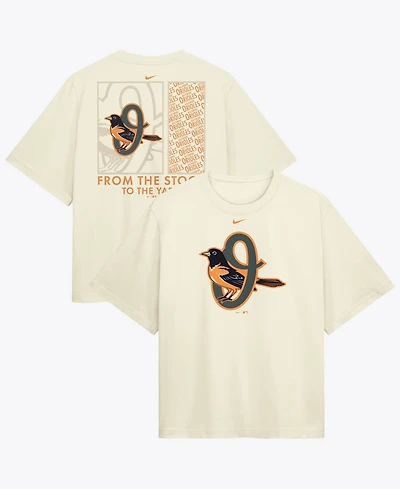 Nike Women's Cream Baltimore Orioles Premium Essentials Relaxed Boxy T-Shirt