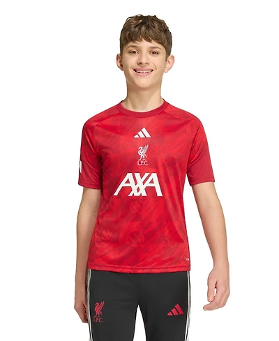 Adidas Big Boys and Girls Red Liverpool 2026 Home Pre-Match Jersey