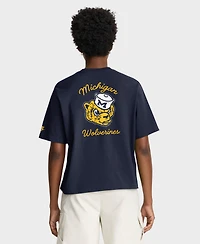 Nike Women's Michigan Wolverines Legacy Pocket Boxy T-Shirt