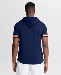 Fanatics Men's Navy Denver Broncos Optimal Play Short Sleeve Hooded T-Shirt
