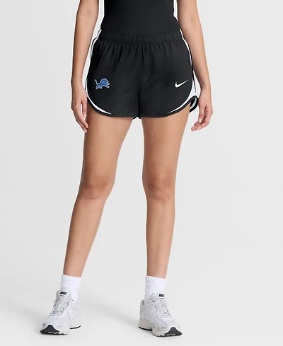 Nike Women's Detroit Lions Tempo Dri-fit Mid-Rise Shorts, 3¼" Inseam Shorts