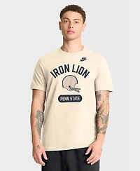 Nike Men's Natural Penn State Nittany Lions Legacy Arch Helmet T-Shirt