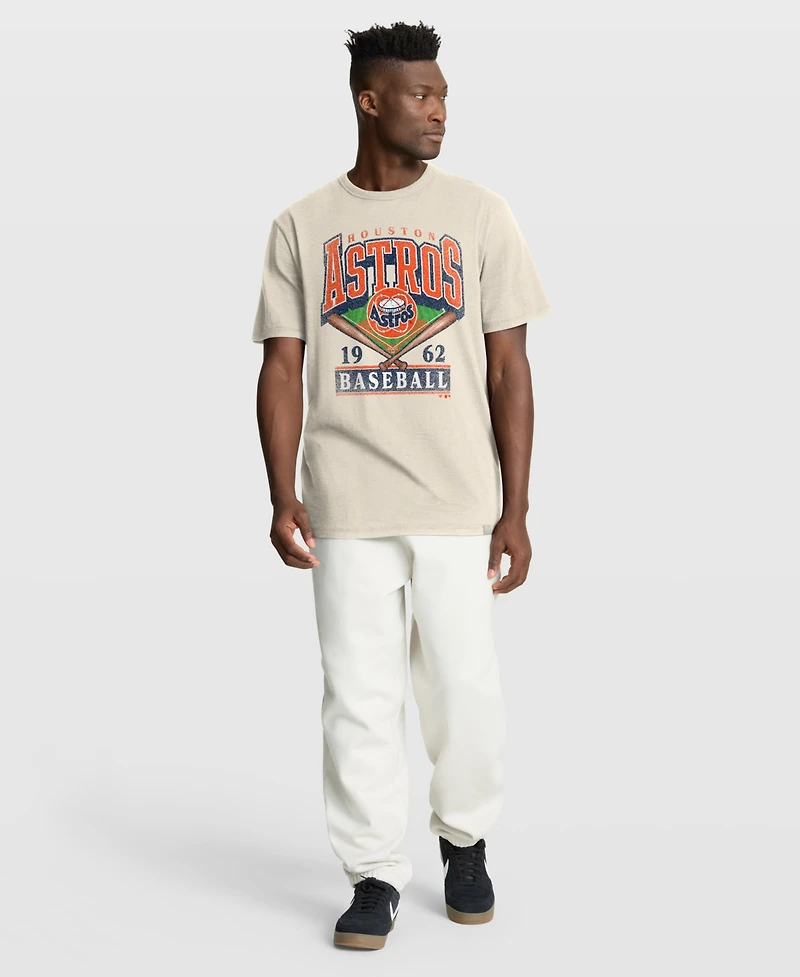 Fanatics Men's Tan Houston Astros Stadium Slub T-Shirt