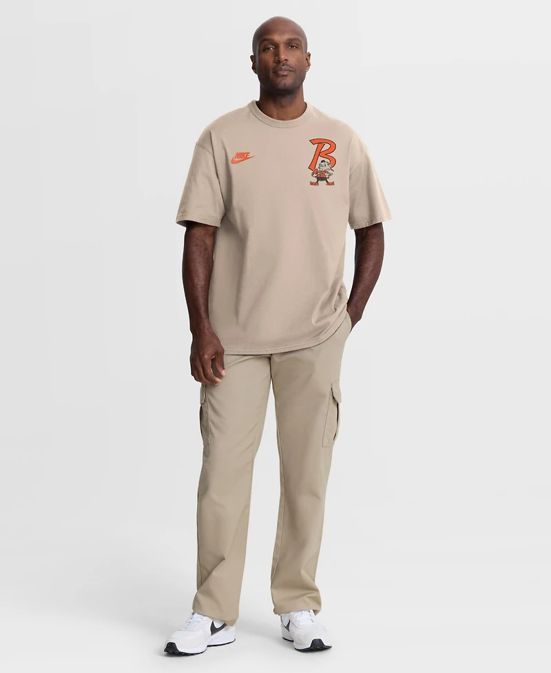 Nike Men's Sand Cleveland Browns Night Primary Max90 T-Shirt