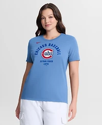 Nike Women's Light Blue Chicago Cubs Alternate T-Shirt