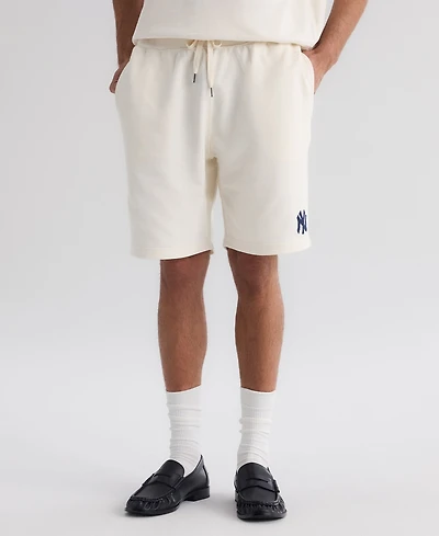 Fanatics Men's Bisque New York Yankees Iconic Terry Warm-Up Shorts