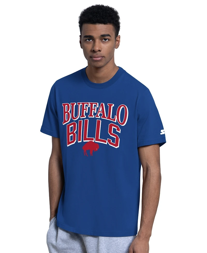 Starter Men's 2-Pack Royal/Gray Buffalo Bills Throwback Logo T-Shirt Set