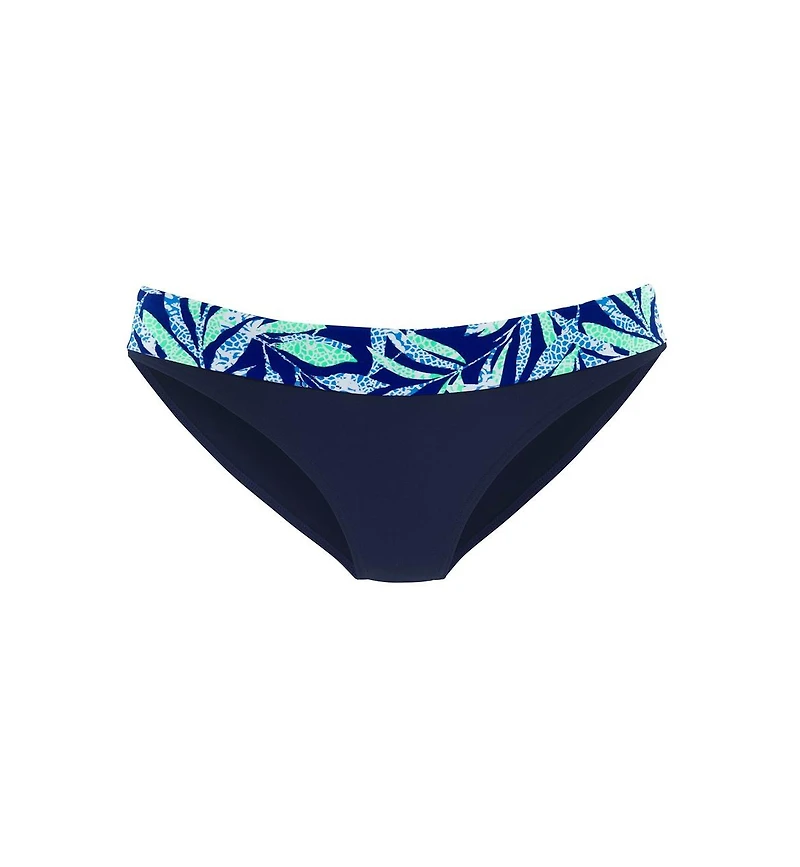 Lascana Women's Tropical Fold Over Bikini Swimsuit Bottom