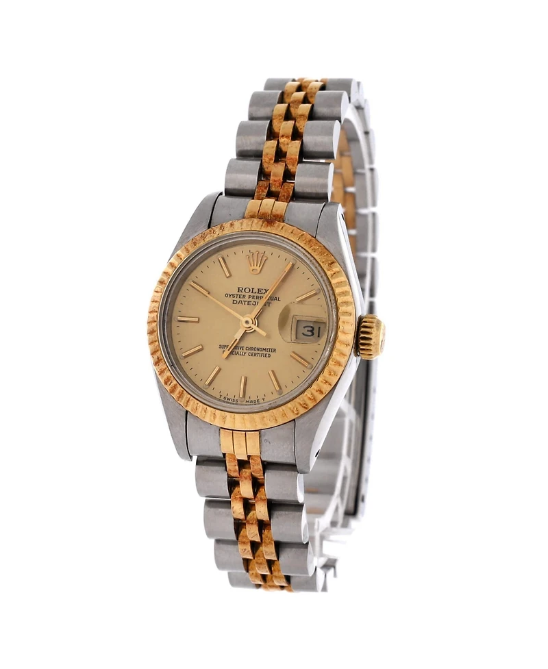 Pre-Owned Rolex Oyster Perpetual Datejust Automatic Watch in Stainless Steel and Gold 26mm