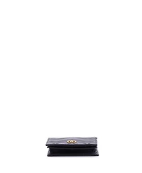 Pre-Owned Gucci Small Gg Marmont Bifold Wallet Matelasse Leather