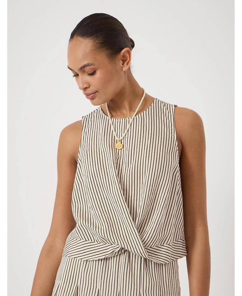 Hush Women's Front Knot Crop Top