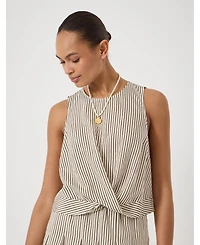 Hush Women's Front Knot Crop Top