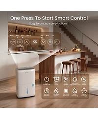 Waykar Energy Star 150 Pint Dehumidifier with Pump-Up to 7,500 Sq. Ft