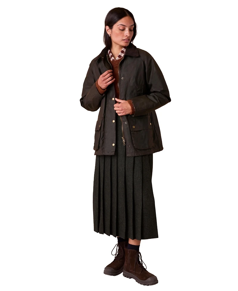 Celtic & Co. Women's Raglan Sleeve Waxed Jacket