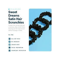 Gimme Beauty Medium Satin Scrunchies - Soft, - Scrunchies