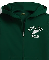 Polo Ralph Lauren Boys' 8-20 Logo Double-Knit Full-Zip Hoodie