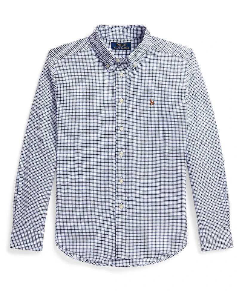 Polo Ralph Lauren Boys' 8-20 Checked Performance Oxford Shirt
