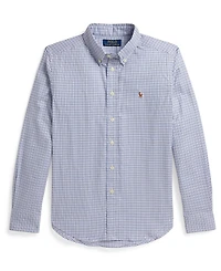 Polo Ralph Lauren Boys' 8-20 Checked Performance Oxford Shirt