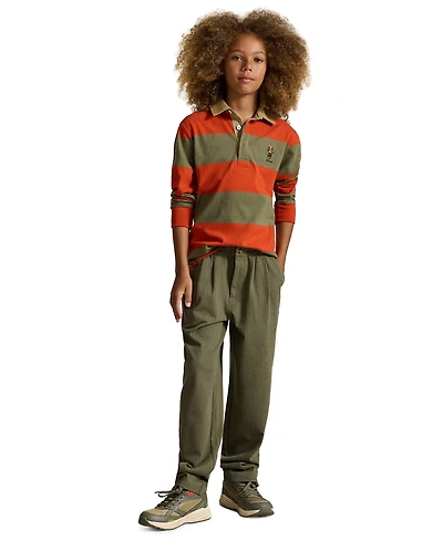 Polo Ralph Lauren Boys' 8-20 Bear Rugby Shirt