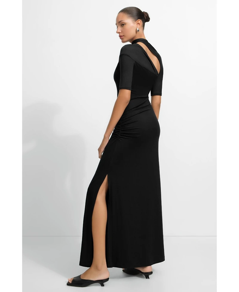 Marcella Women's Zola Ruched Cutout Dress