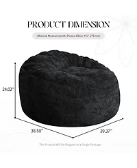 Streamdale Furniture Ultra-Comfort Ergonomic Bean Bag Chair with Washable Cover