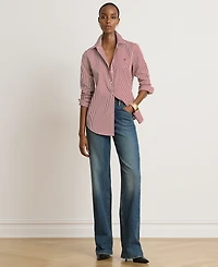 Lauren Ralph Petite Classic-Fit Point Collar Shirt