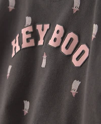 Carter's Toddler Girls' 2T-5T Halloween Hey Boo French Terry Top and Pants, 2-Piece Set
