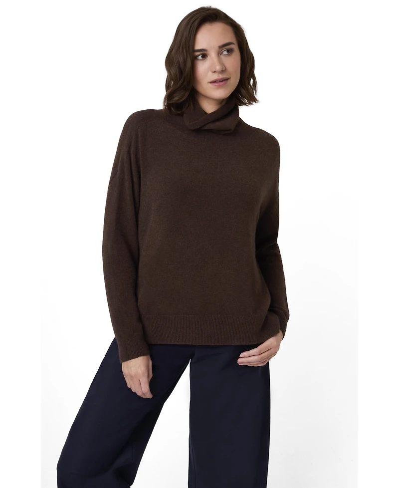 Celtic & Co. Women's Slouchy Roll Neck Jumper