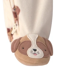 Carter's Baby Boys' Dog Fleece 2-Way Zip Sleep & Play