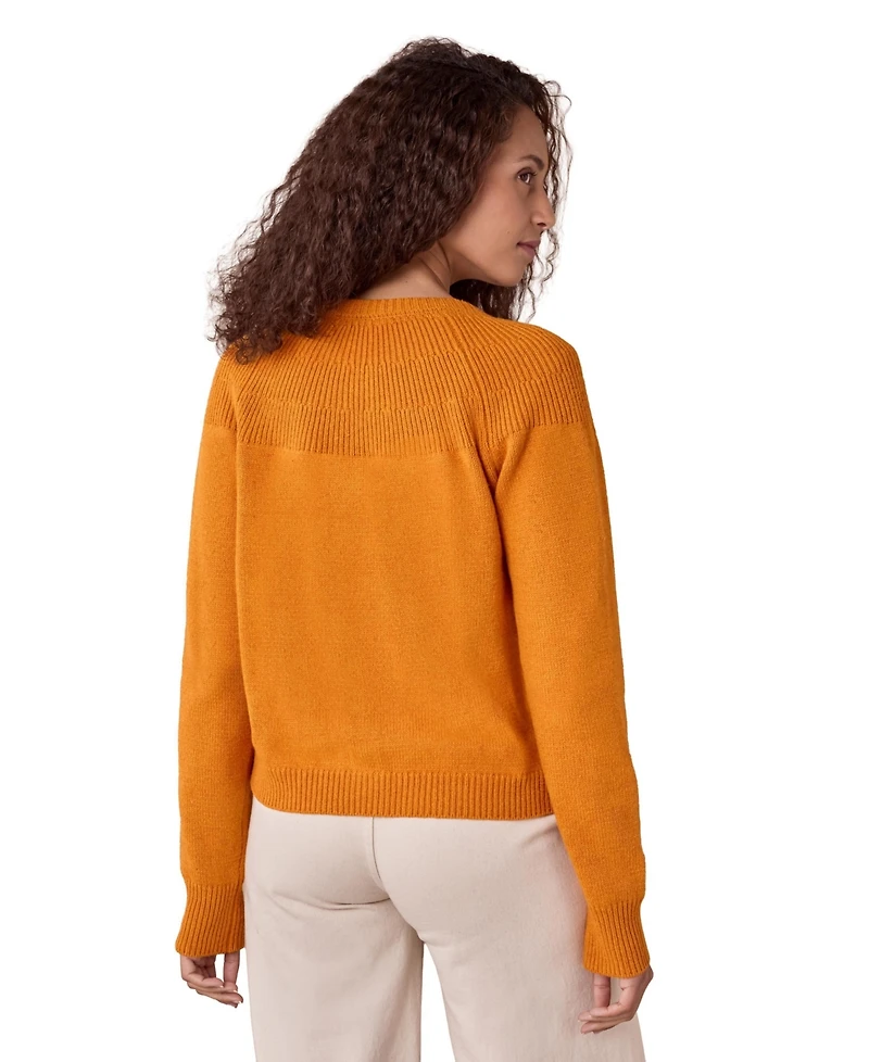 Celtic & Co. Women's Textured Yoke Sweater
