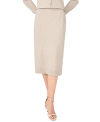 CeCe Women's Pull-On Pencil Knit Midi Skirt