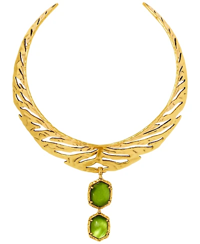 Kendra Scott Imitation Pearl Tiger Striped Daphne Statement Necklace