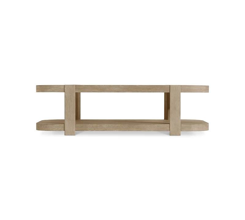 Bernhardt Tribeca 64" Wood Modern Coffee Table