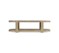Bernhardt Tribeca 64" Wood Modern Coffee Table