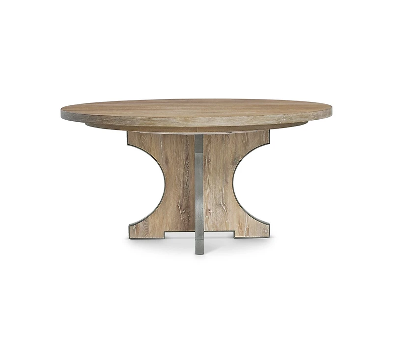 Bernhardt Tribeca 5-Piece Round Dining Set (Table & 4 Upholstered Armchairs)